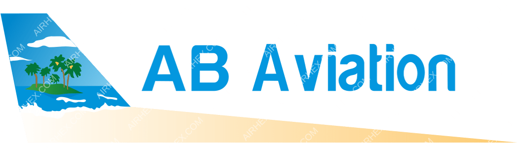 AB Aviation logo with name