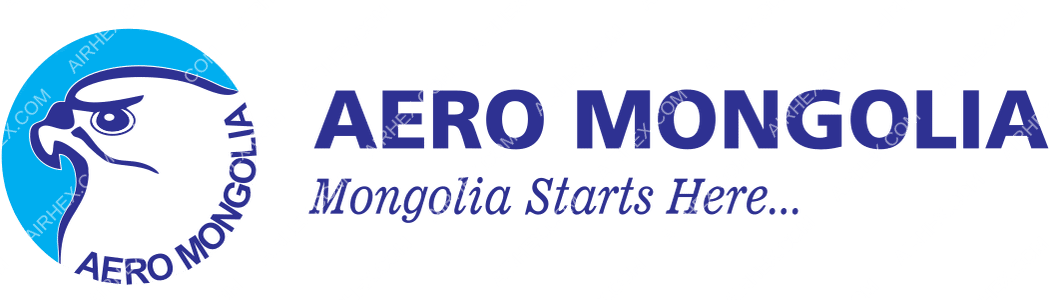 Aero Mongolia logo with name