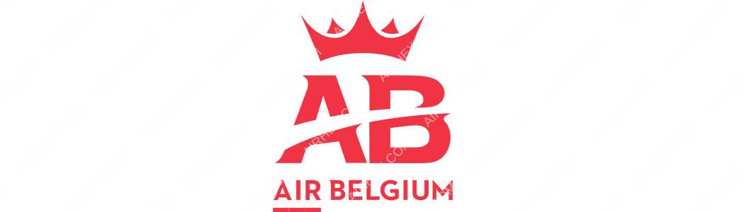 Air Belgium logo with name