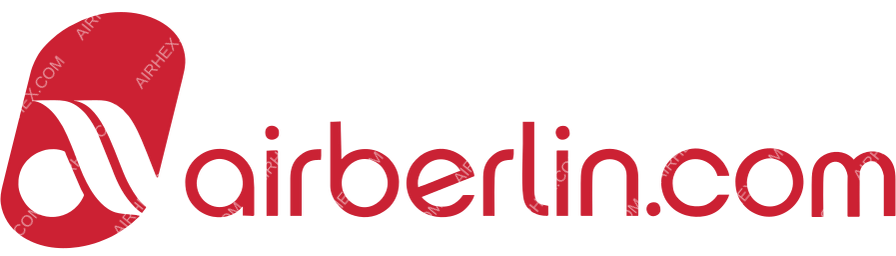 Air Berlin/Belair logo with name dark