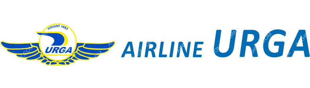 Airline Urga logo with name