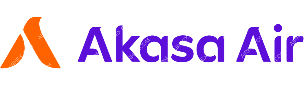 Akasa Air logo with name