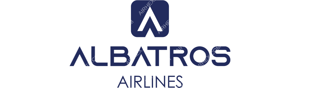 Albatros Airlines logo with name