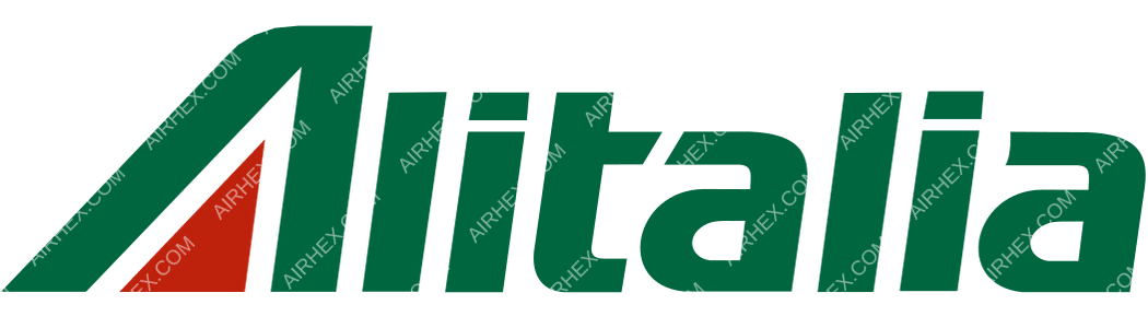 Alitalia logo with name