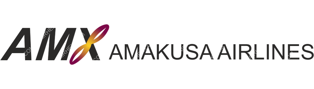 Amakusa Airlines logo with name