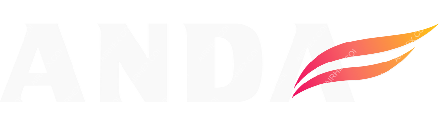 Anda Air logo with name dark