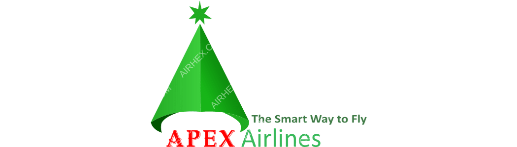APEX Airlines logo with name