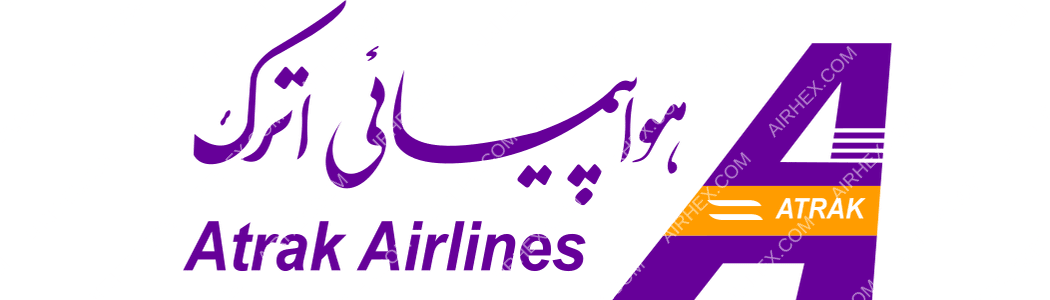 Atrak Airlines logo with name