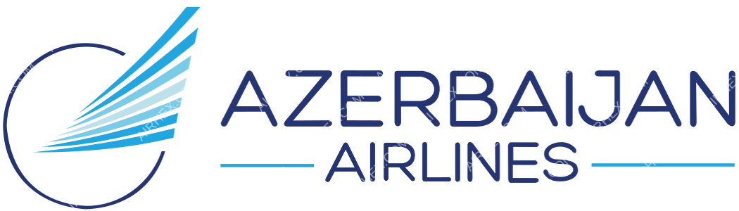 Azerbaijan Airlines logo with name