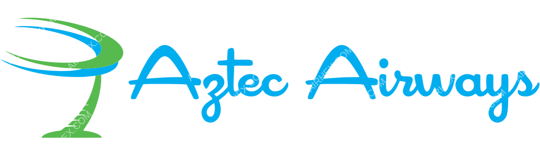 Aztec Airways logo with name