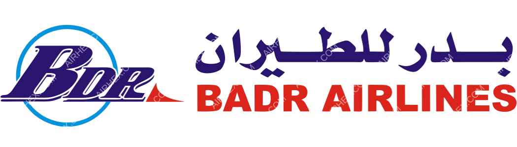 Badr Airlines logo with name