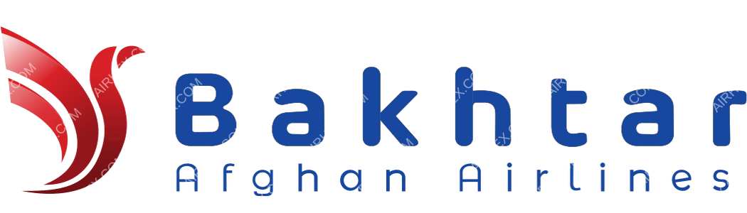 Bakhtar Afghan Airline logo with name