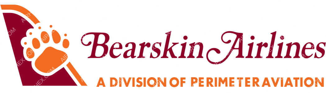 Bearskin Airlines logo with name