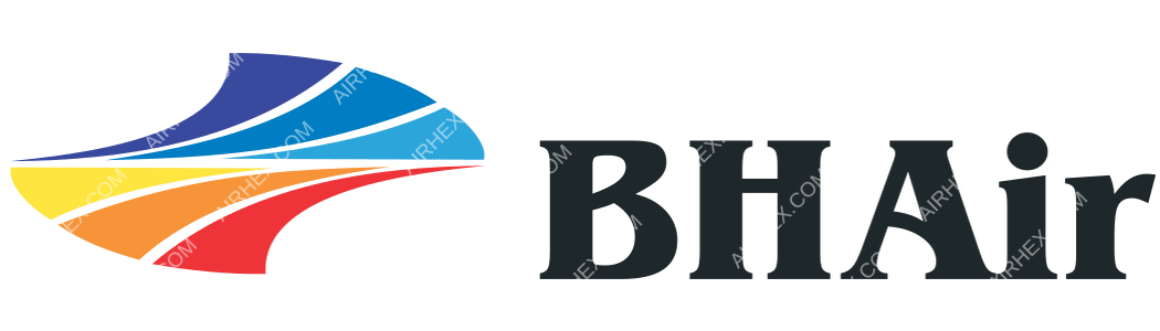 BH Air logo with name
