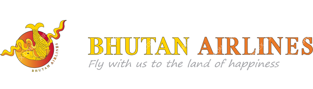Bhutan Airlines logo with name