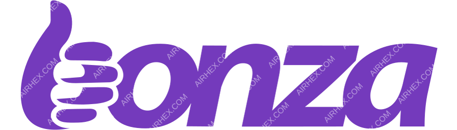 Bonza logo with name dark