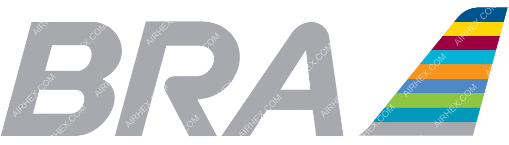 BRA - Braathens International Airways logo with name