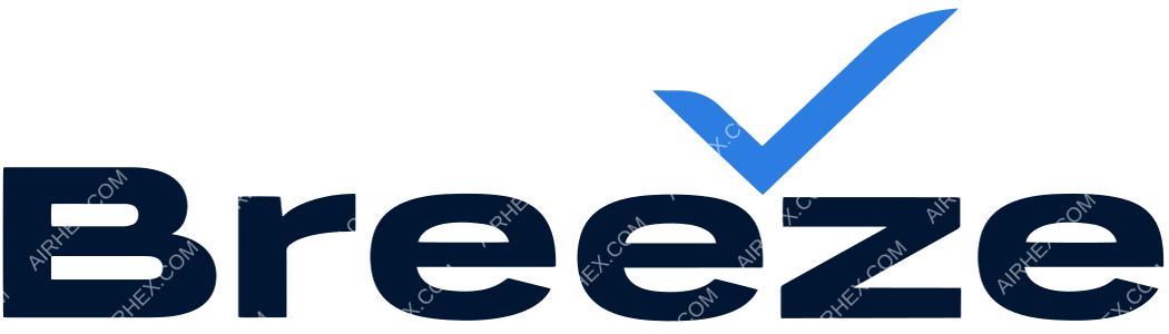 Breeze Airways logo with name