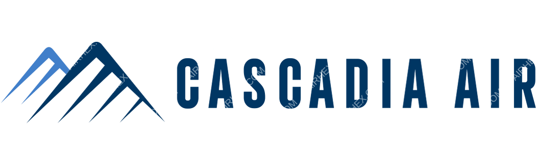 Cascadia Air logo with name