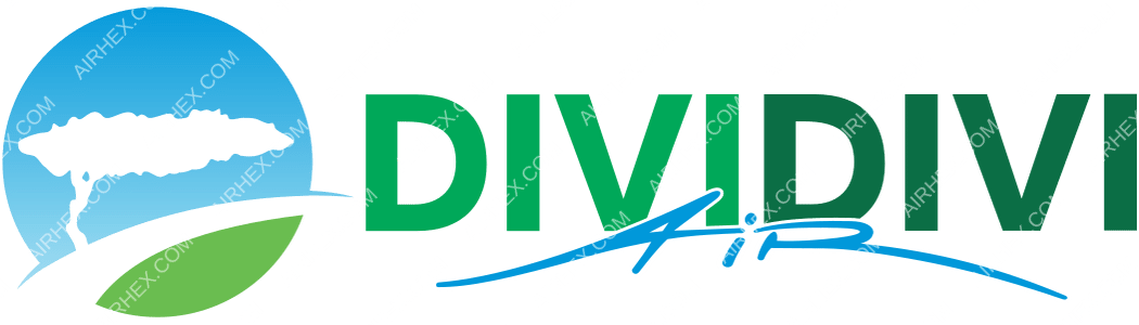 Divi Divi Air logo with name