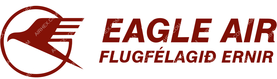 Eagle Air Iceland logo with name