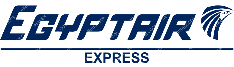 EgyptAir Express logo with name dark