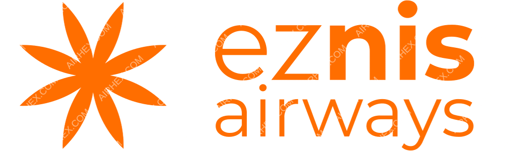 Eznis Airways logo with name