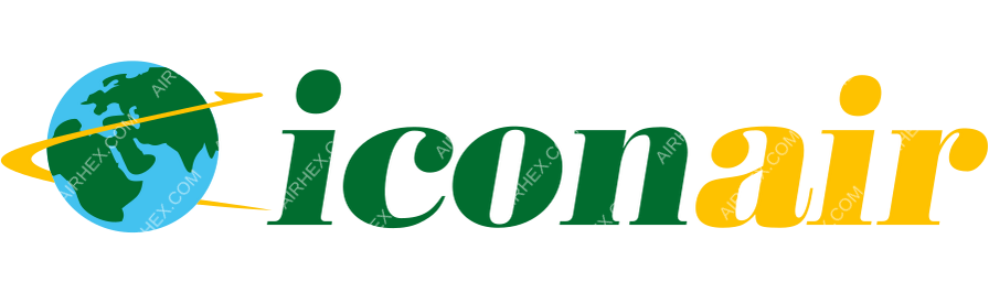 Iconair logo with name dark