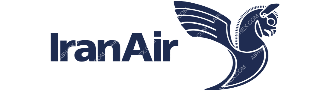 Iran Air logo with name