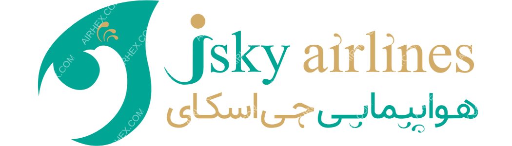 JSKY Airlines logo with name JSKY Airlines logo with name