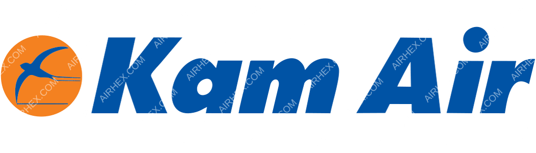 Kam Air logo with name