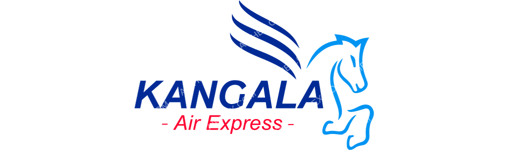 Kangala Air Express logo with name Kangala Air Express logo with name
