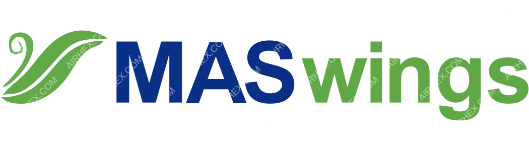 MASwings logo with name