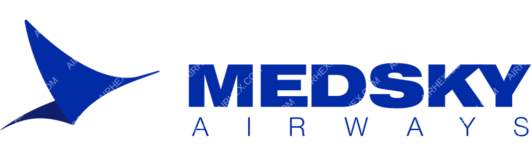 Medsky Airways logo with name