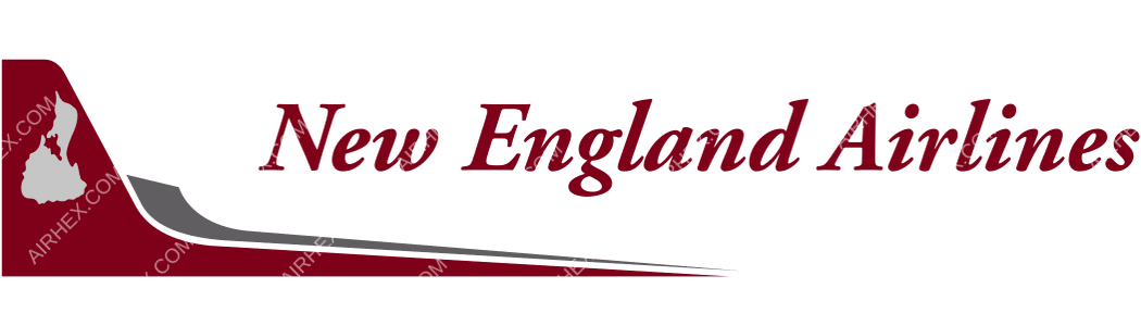 New England Airlines logo with name