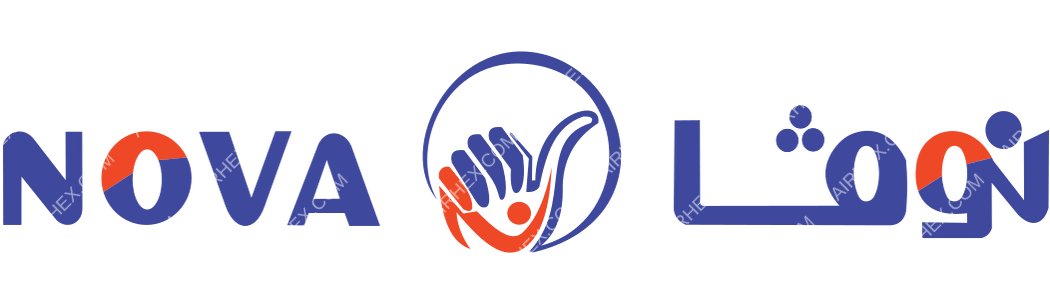 NOVA Airways logo with name
