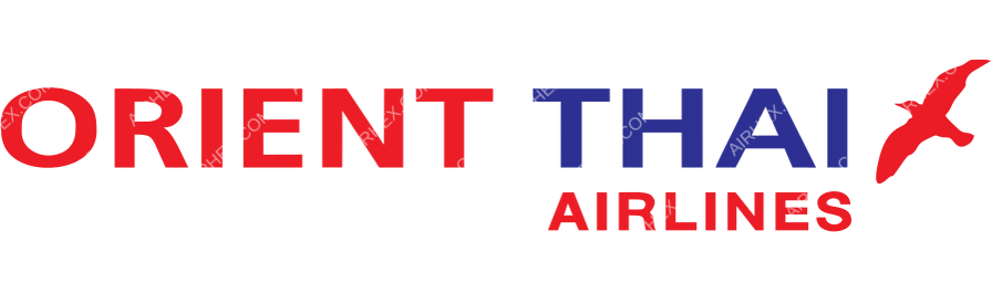 Orient Thai Airlines logo with name dark