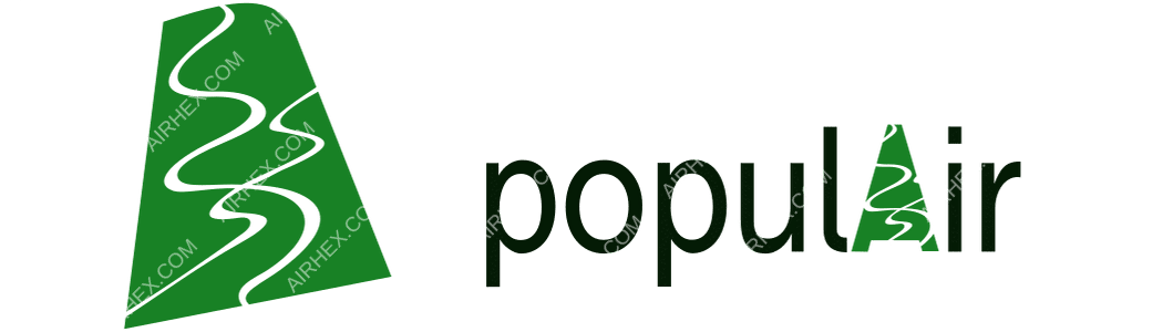 PopulAir logo with name