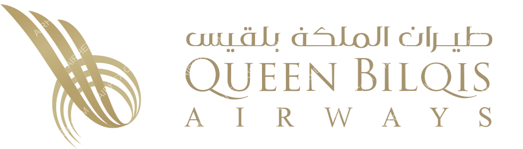 Queen Bilqis Airways logo with name