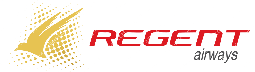 Regent Airways logo with name