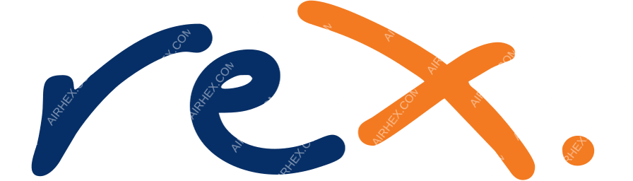 Rex - Regional Express logo Rex - Regional Express logo with name