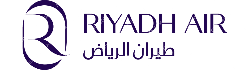 Riyadh Air logo with name