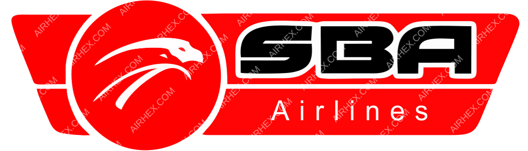SBA Airlines logo with name