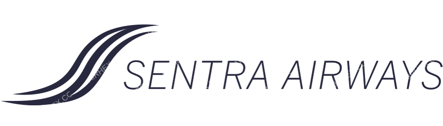 Sentra Airways logo with name dark