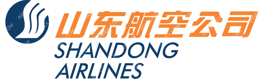 Shandong Airlines logo with name