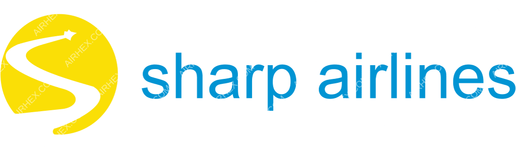 Sharp Airlines logo with name