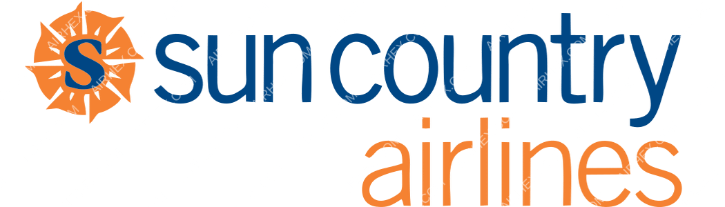 Sun Country Airlines logo with name