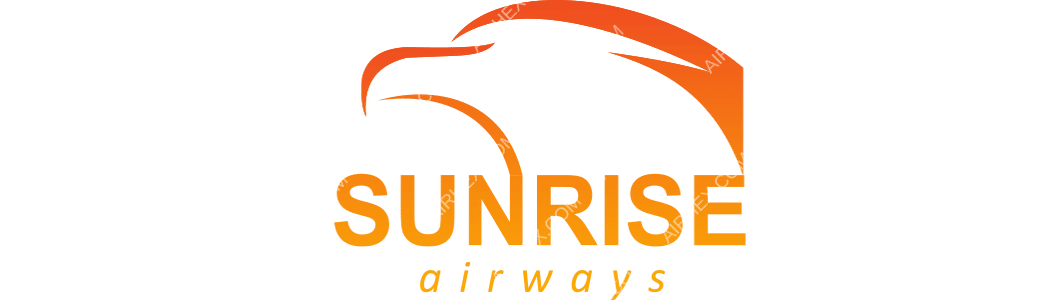 Sunrise Airways logo with name
