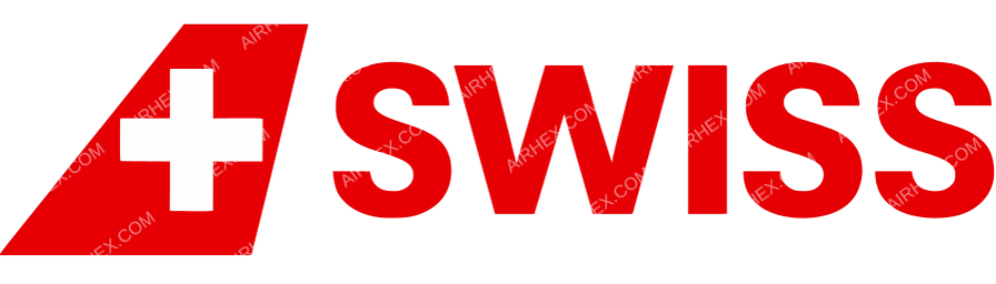 Swiss Global Air Lines logo with name dark