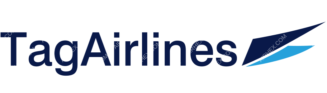 TAG Airlines logo with name